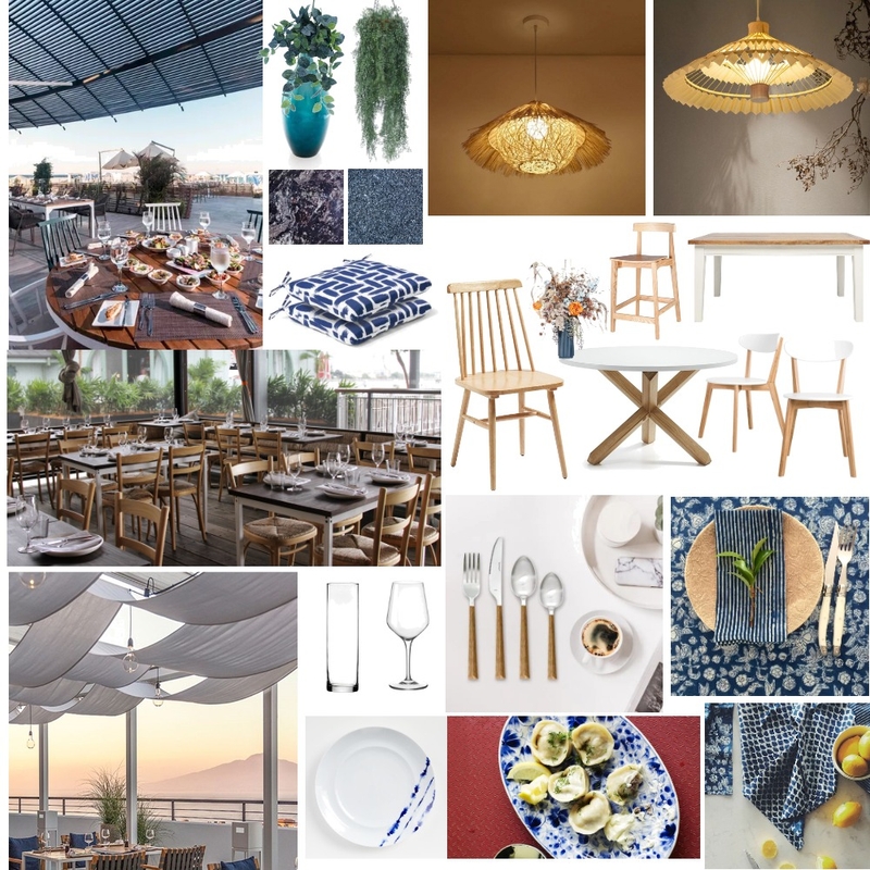 Restaurant theme R2 Mood Board by I.Naguib on Style Sourcebook