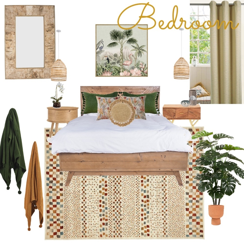 Boho bedroom Mood Board by anaste9 on Style Sourcebook