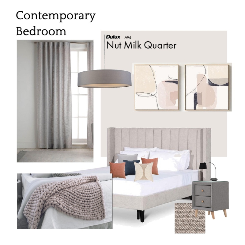 Contemporary Bedroom Mood Board by AndiM on Style Sourcebook