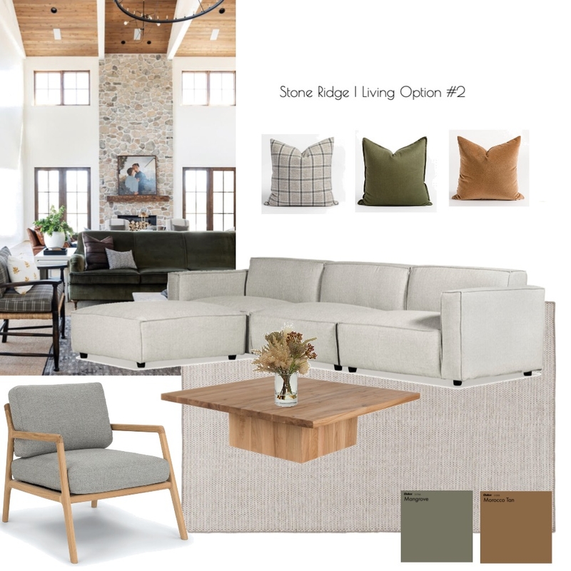 Stone Ridge l Living Option#2 Mood Board by hoogadesign@outlook.com on Style Sourcebook