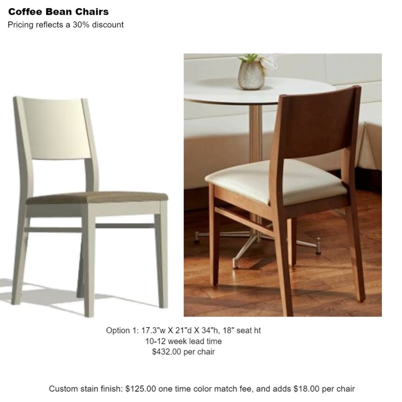 Coffee Bean chairs Mood Board by Intelligent Designs on Style Sourcebook