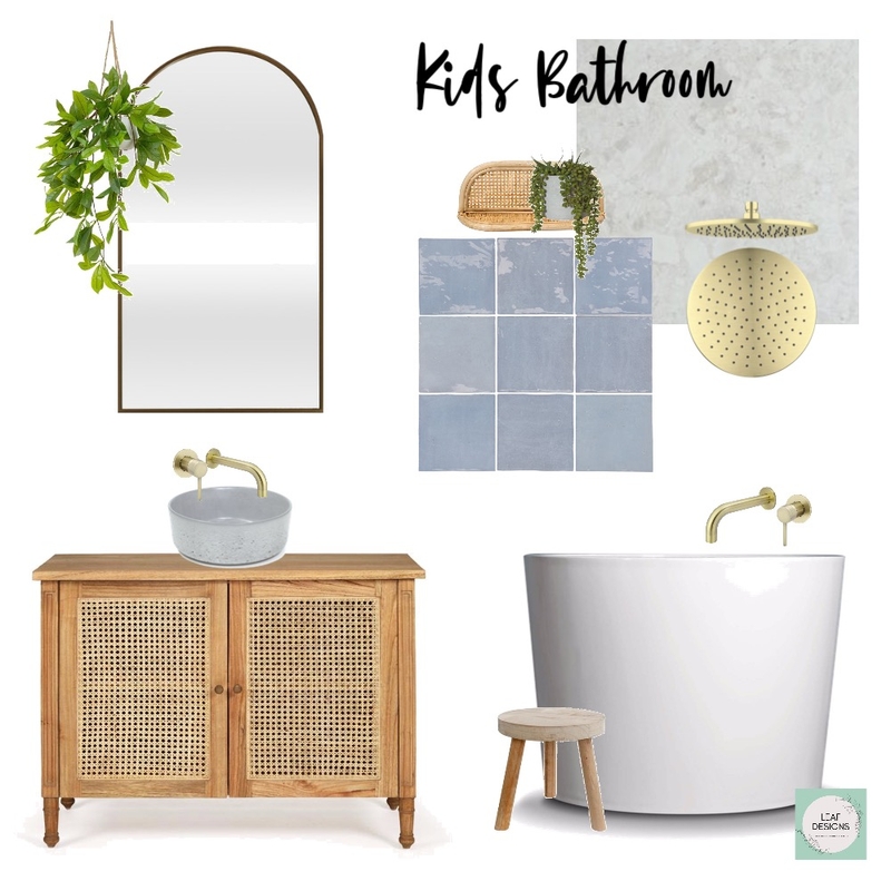 Kids Bathroom Mood Board by Leafdesigns on Style Sourcebook