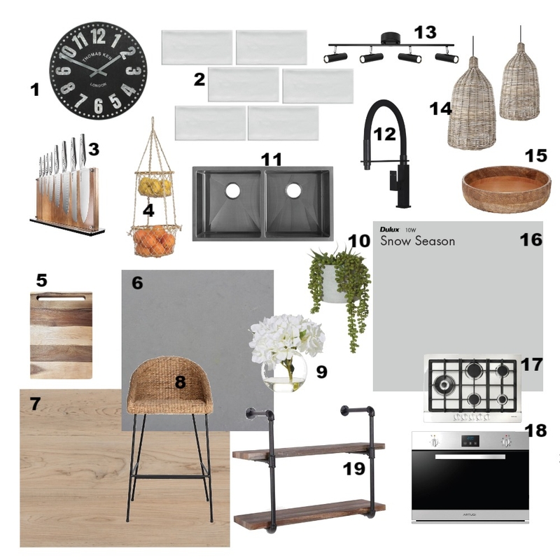 Kitchen Mood Board by Abby Smerdon on Style Sourcebook