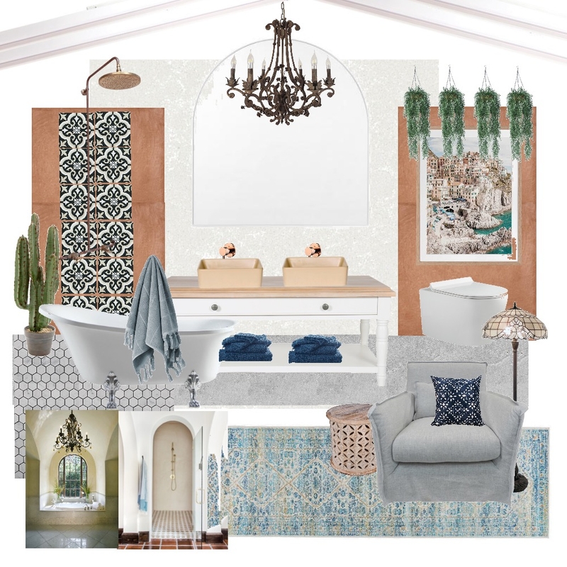 Mediterranean Bathroom Mood Board by GK ESTÚDIO on Style Sourcebook