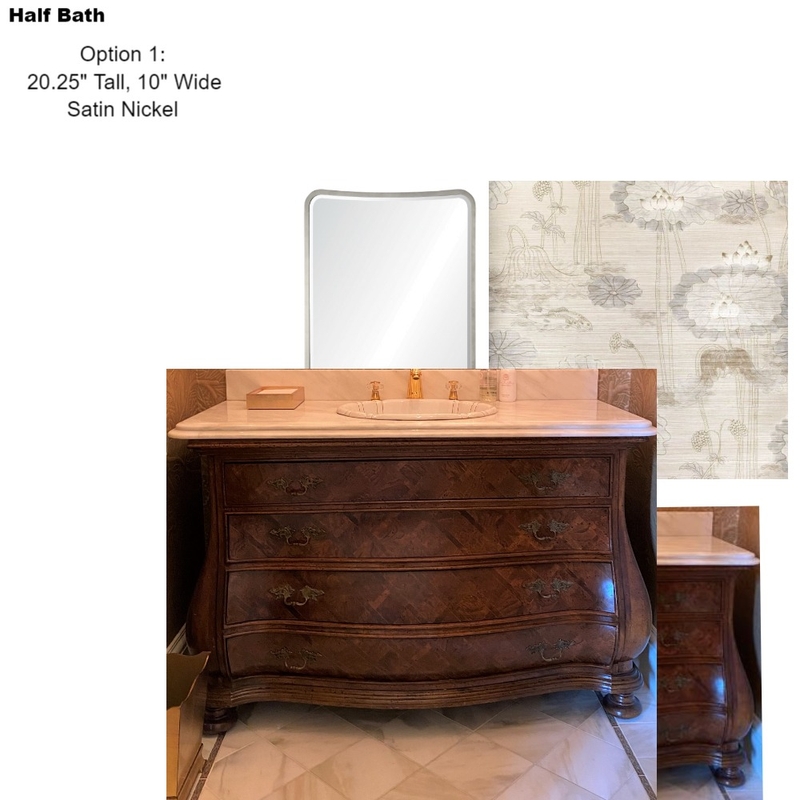 Moore Monroe half bath 1 Mood Board by Intelligent Designs on Style Sourcebook