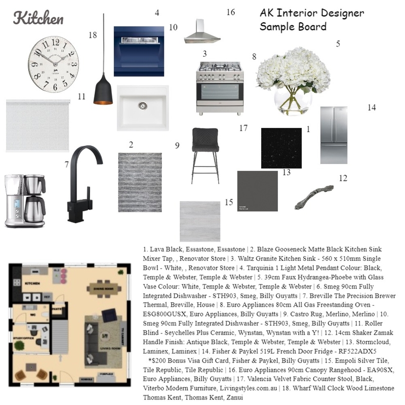 AK Interior Designer Sample board Mood Board by Alphonsine Kamte on Style Sourcebook