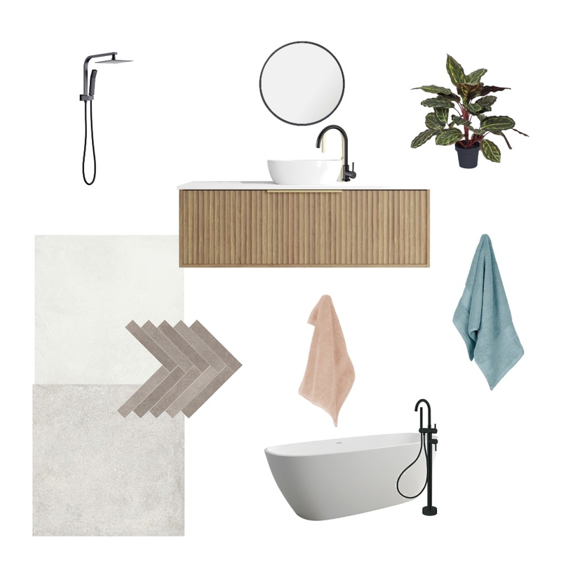 Our Bathroom Mood Board by jesse on Style Sourcebook