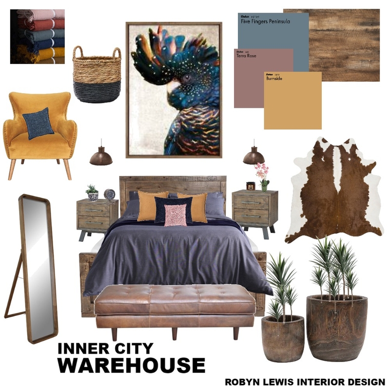 bedroom  soft furn Mood Board by RobynLewisCourse on Style Sourcebook