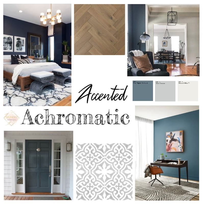 Accented Achromatic Moodboard Mood Board by Wunder Interiors on Style Sourcebook