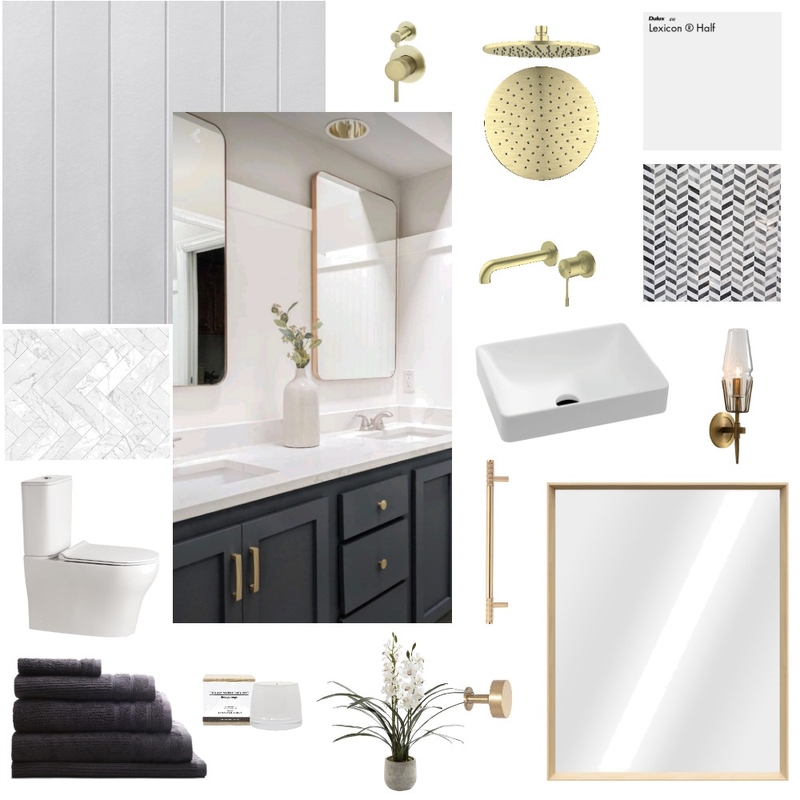 Steve ensuite - concept 2 Mood Board by Olive House Designs on Style Sourcebook