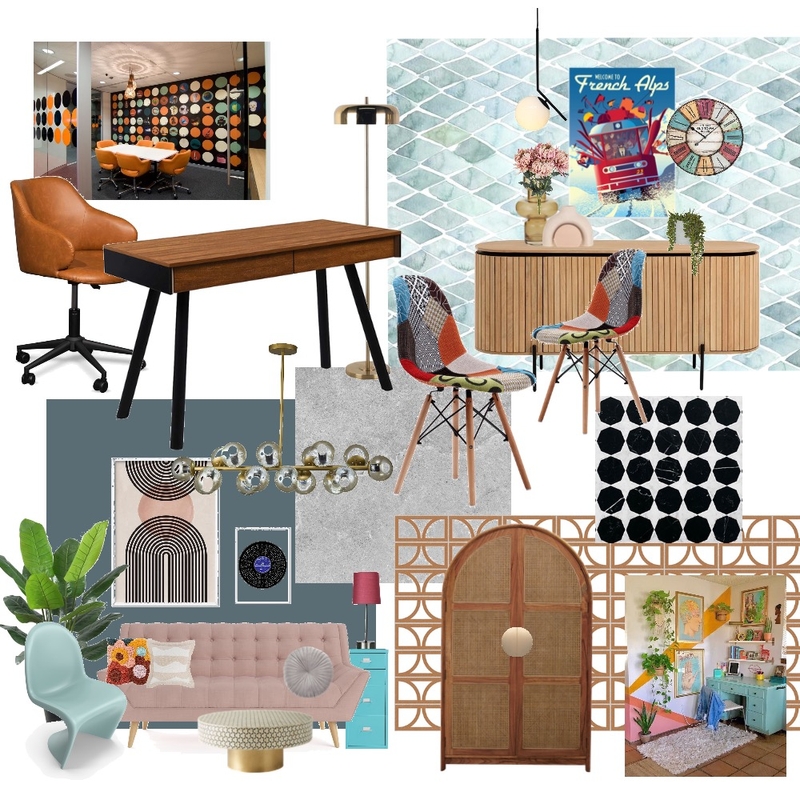 Retro office Mood Board by GK ESTÚDIO on Style Sourcebook