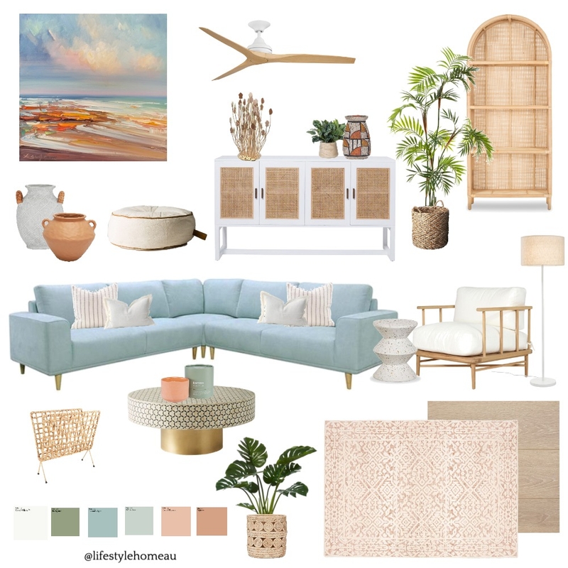 IDI Assignment Living Room Mood Board by Styled By Leigh on Style Sourcebook