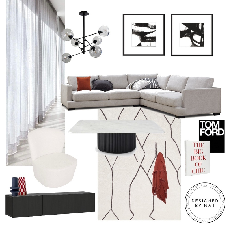 Living room Mood Board by Designed By Nat on Style Sourcebook