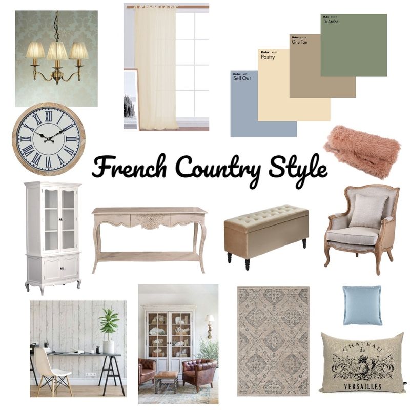 French Country Mood Board by Noelien on Style Sourcebook