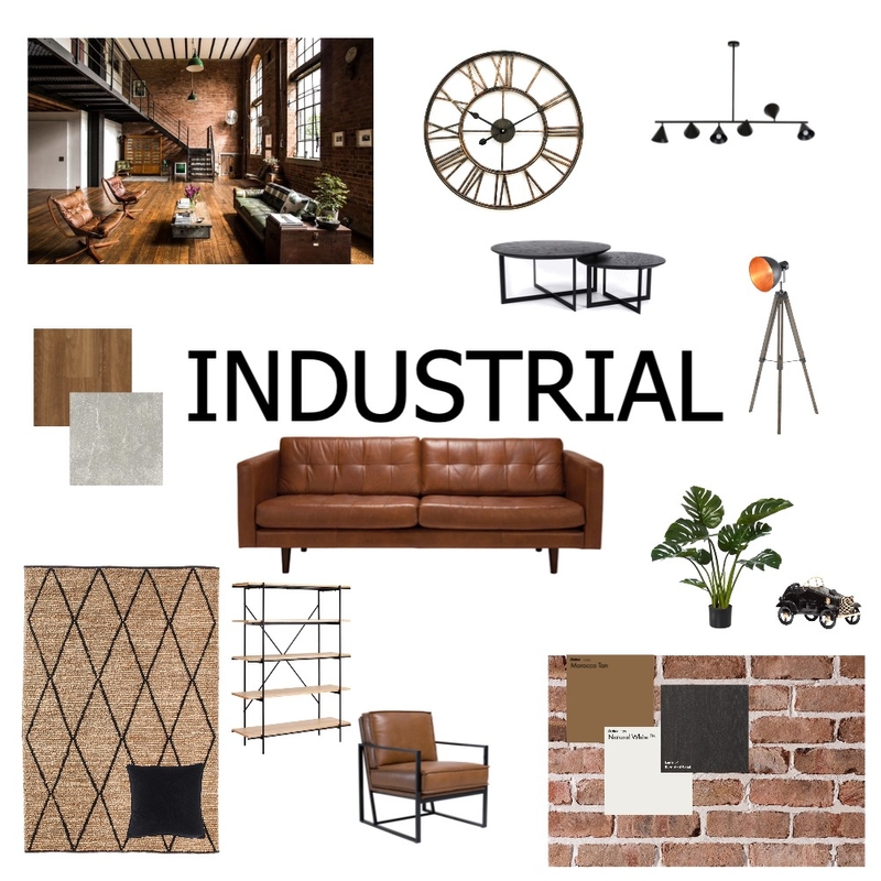 INDUSTRIAL LIVING Mood Board by Imogenmoore19 on Style Sourcebook