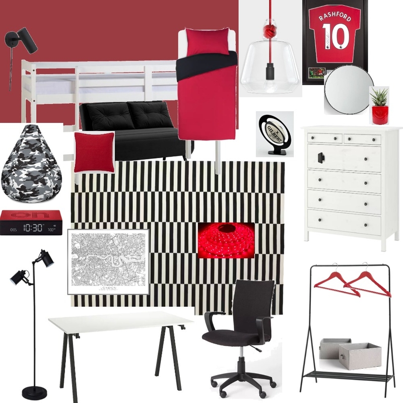 Teenage Boy Bedroom Mood Board by Steph Smith on Style Sourcebook