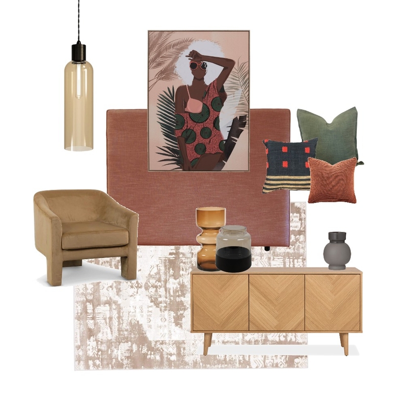 bohemian bedroom Mood Board by Keane and Co Interiors on Style Sourcebook