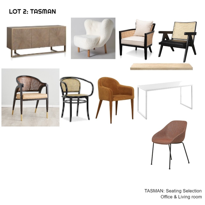 Tasman: Seating selection Mood Board by Flyingmouse inc on Style Sourcebook