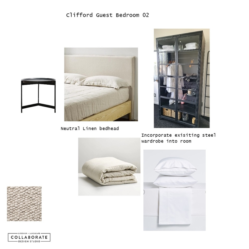 Clifford Guest Bedroom 02 Mood Board by Jennysaggers on Style Sourcebook