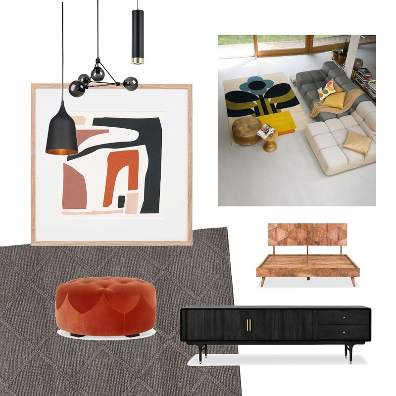 Mid Century Modern Mood Board by EdenVR on Style Sourcebook