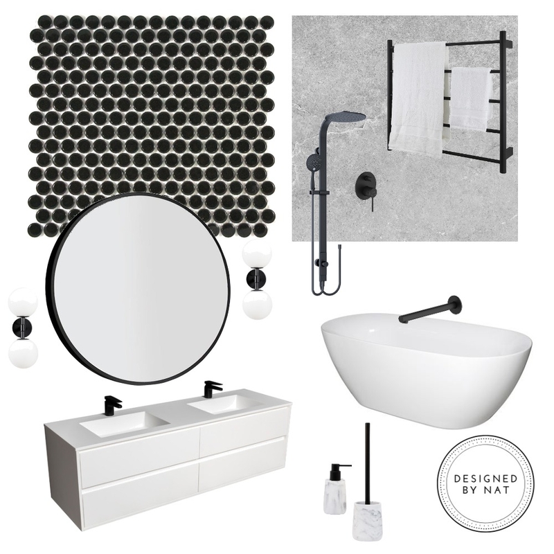 Bathroom Mood Board by Designed By Nat on Style Sourcebook