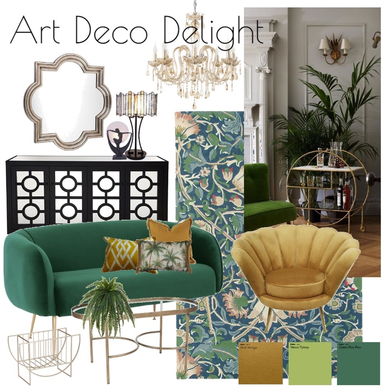 Art Deco Delight Mood Board by Styled By Lorraine Dowdeswell on Style Sourcebook