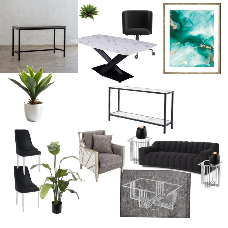 Jim's Office Mood Board by Cara on Style Sourcebook