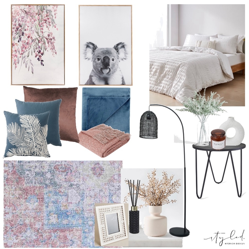 Holmnas Guest Bed Mood Board by Styled Interior Design on Style Sourcebook