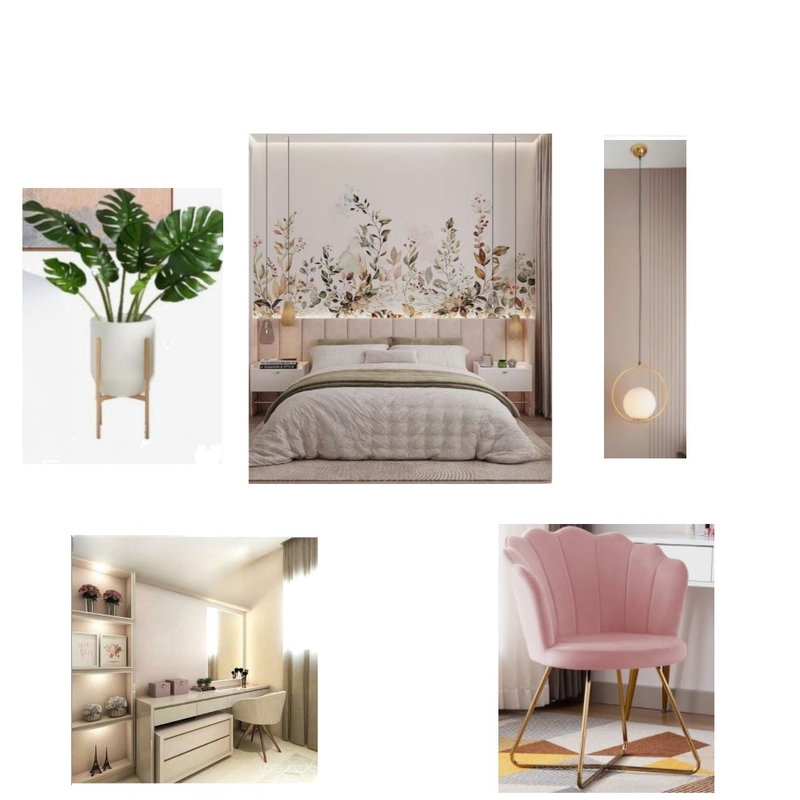 Bedroom with pink Mood Board by Carmen_1iulie on Style Sourcebook