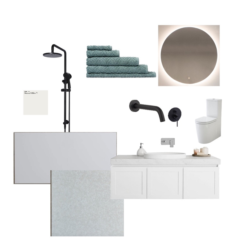 Sam's bathroom Mood Board by Bip on Style Sourcebook