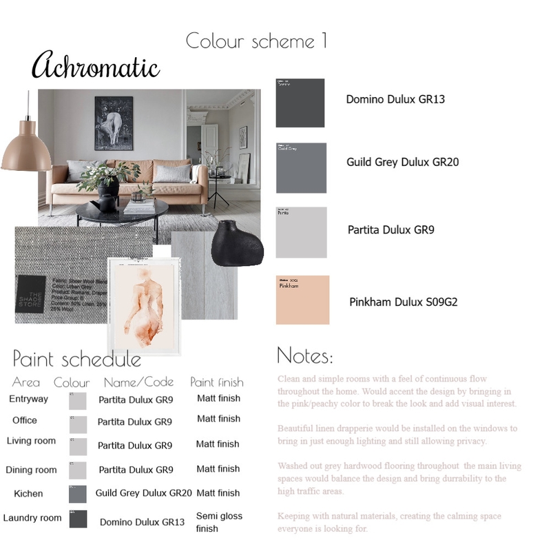 Colour Scheme 1 Mood Board by CynthiaLaincy on Style Sourcebook