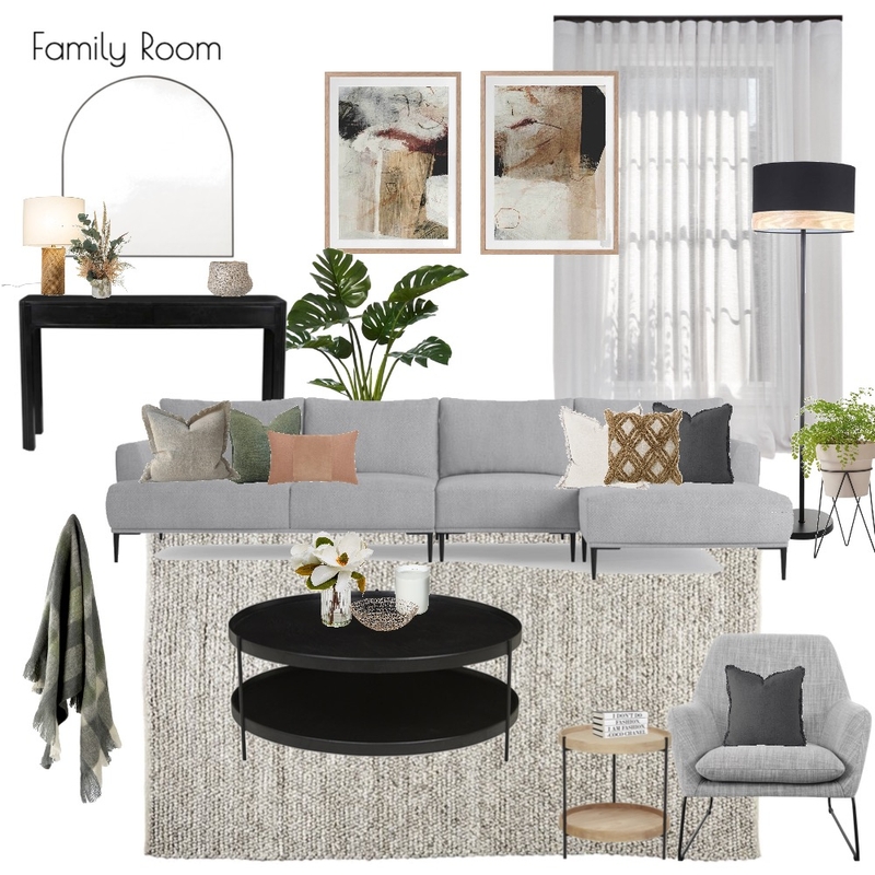 Family Room Mood Board by Jackie Fyfe Interiors on Style Sourcebook