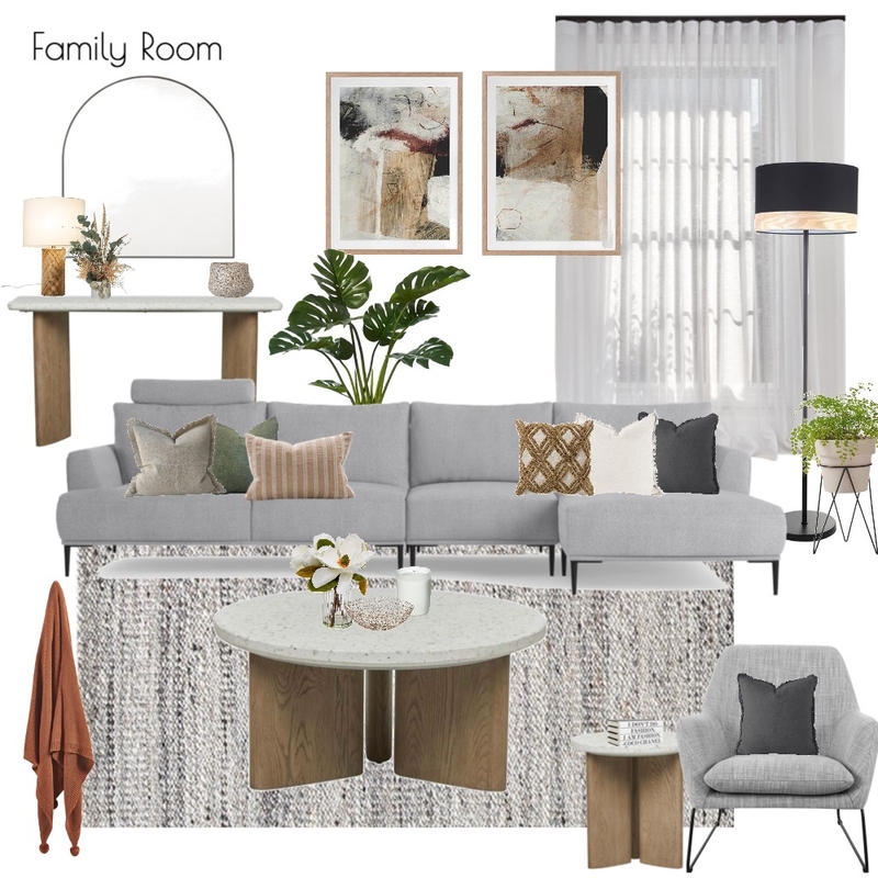 Family Room Mood Board by Jackie Fyfe Interiors on Style Sourcebook