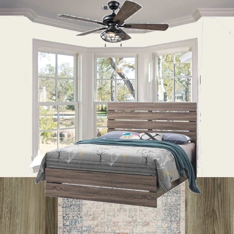 Alex's Bedroom w/Walnut Bed Mood Board by memphisbelletn on Style Sourcebook