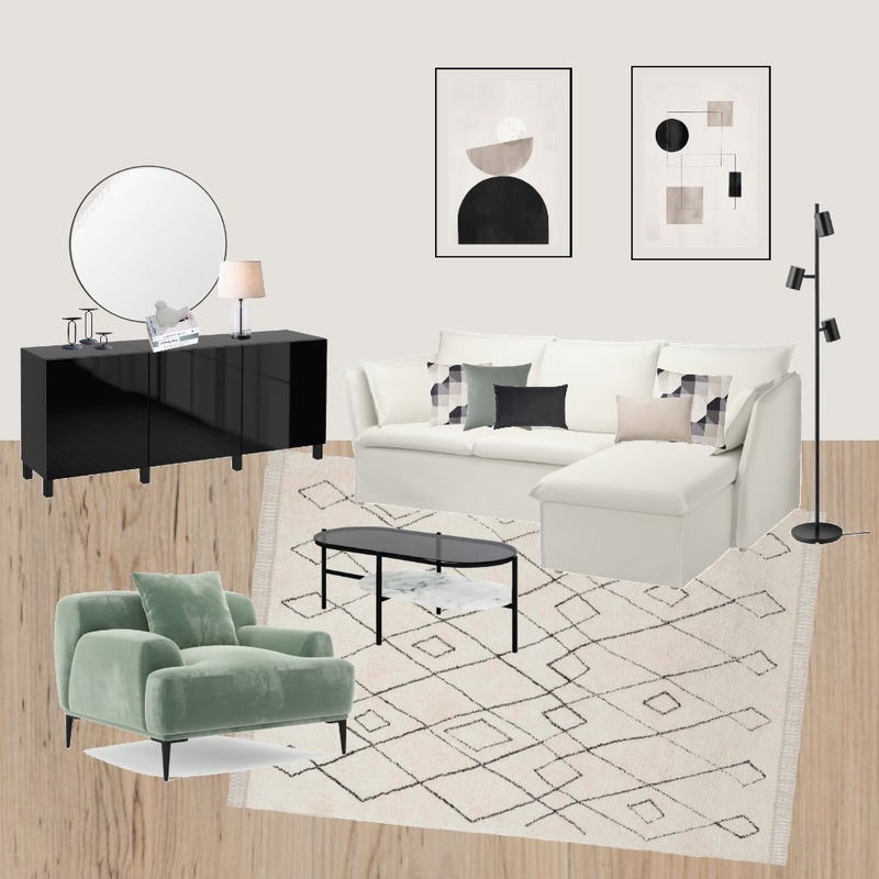 Contemporary Living Room Mood Board by Suite.Minded on Style Sourcebook