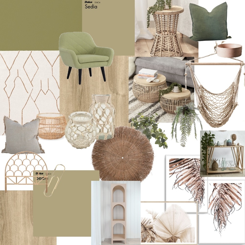 Boho/ green Mood Board by Erika.FDouglas on Style Sourcebook