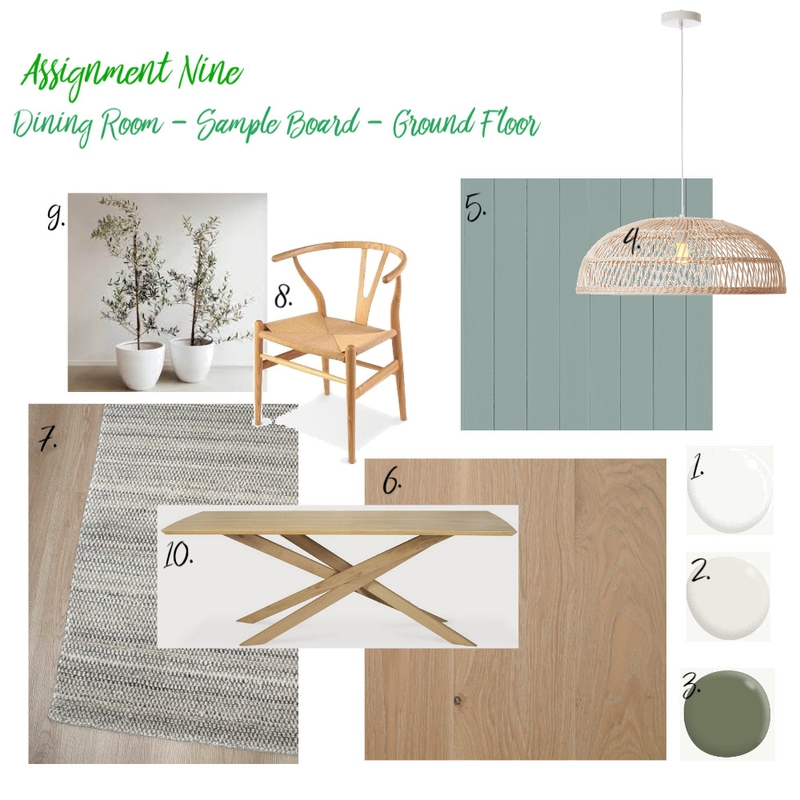 Dining Room Sample Board Mood Board by veronicadeka on Style Sourcebook