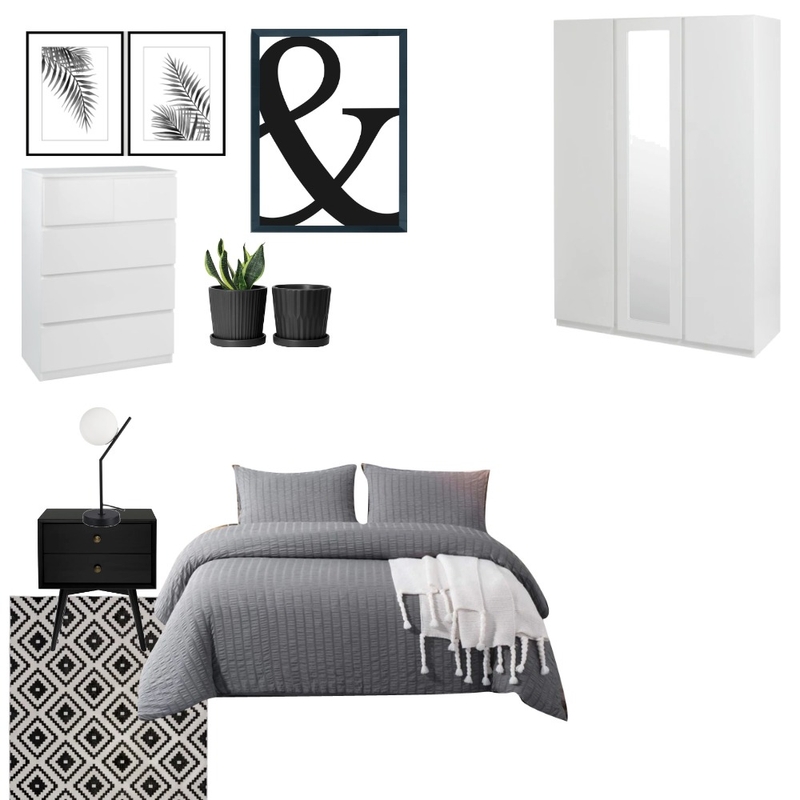 Lola Modern Monochrome Mood Board by Coosh Interiors on Style Sourcebook