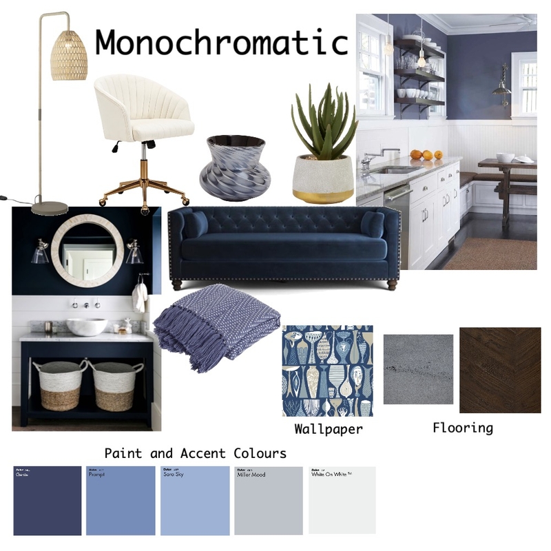 Monochromatic colour scheme Mood Board by Hailey on Style Sourcebook