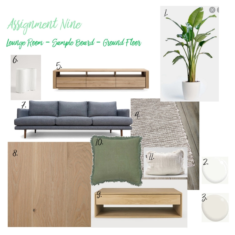 Living Room - Sample Board Mood Board by veronicadeka on Style Sourcebook