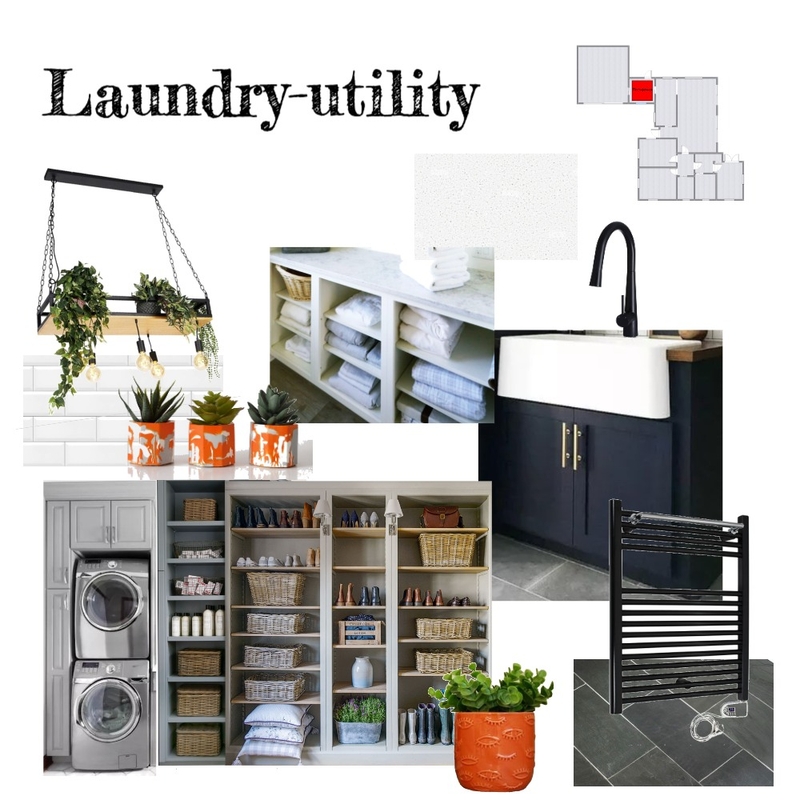 utility Laundry Mood Board by duhhar on Style Sourcebook