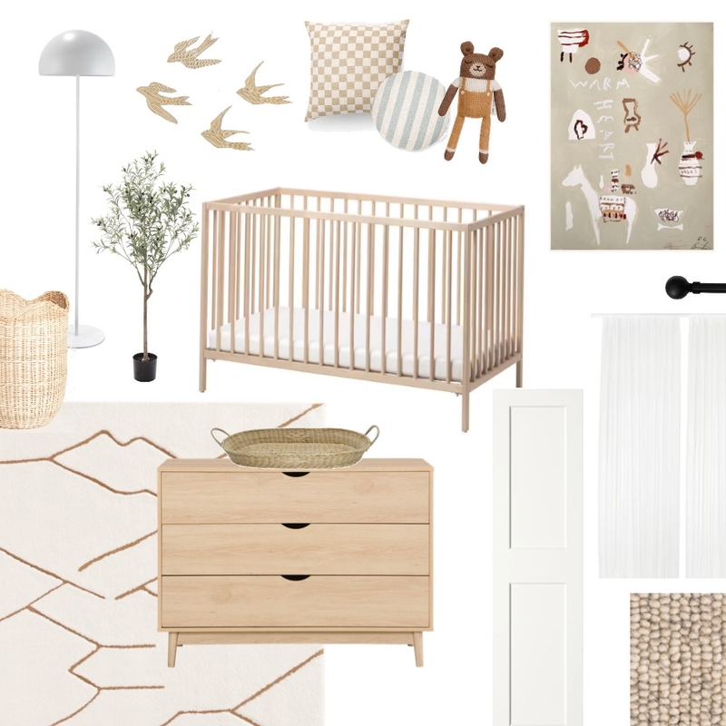 Gender Neutral Nursery Mood Board by kiralee on Style Sourcebook