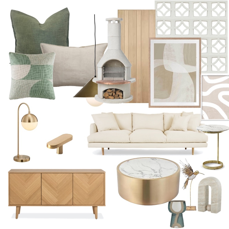 Sage Japandi Mood Board by __tashlee on Style Sourcebook