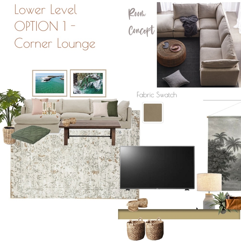 Lounge Room 3 - Lower Level - Option 1 Mood Board by jack_garbutt on Style Sourcebook