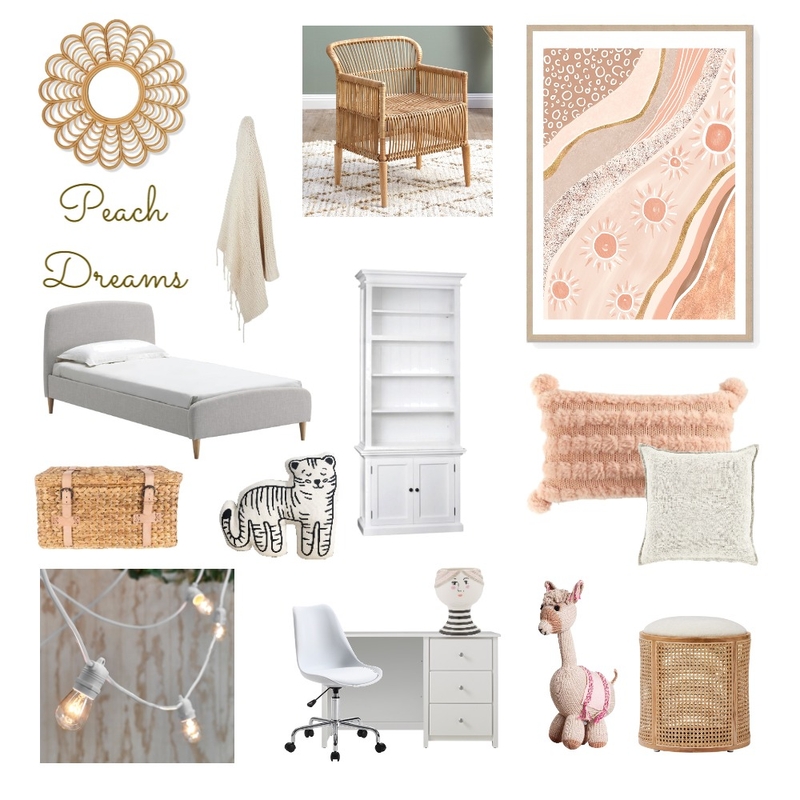 Peach Dreams Mood Board by vhatdesigns on Style Sourcebook