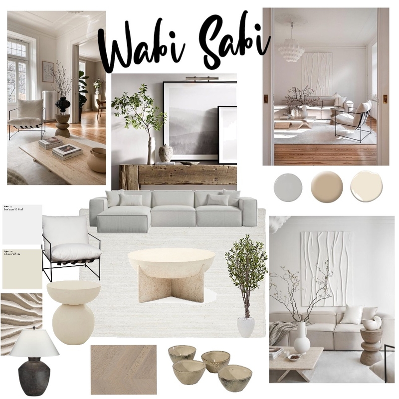 wabi sabi Mood Board by mena obaidi on Style Sourcebook