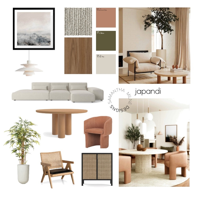 Japandi Mood Board by samantha.milne.designs on Style Sourcebook