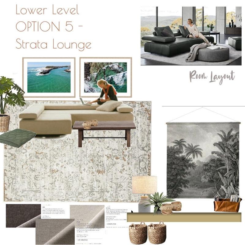 Lounge Room 3 - Lower Level - Option 5 Mood Board by jack_garbutt on Style Sourcebook