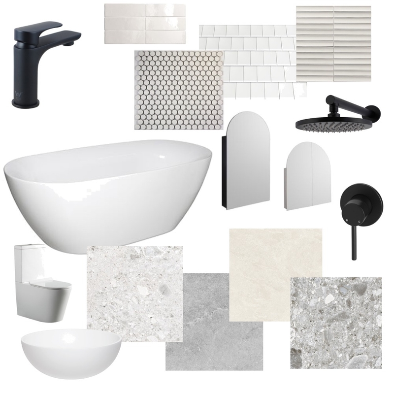 Main Bathroom Mood Board by E on Style Sourcebook