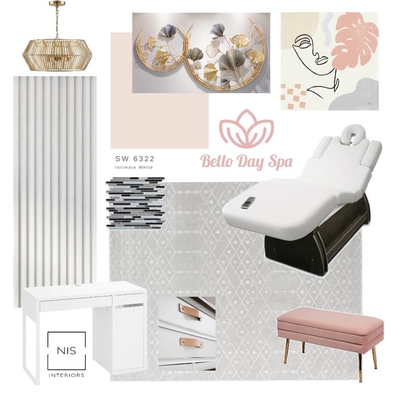 Bello Day Spa - Moodboard A Mood Board by Nis Interiors on Style Sourcebook